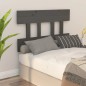 Testiera per Letto Grigia 78,5x3x81cm in Legno Massello di Pino Testiera per Letto Grigia 78,5x3x81cm in Legno Massello di Pino