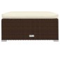 Set Divani da Giardino 13 pz con Cuscini in Polyrattan Marrone Set Divani da Giardino 13 pz con Cuscini in Polyrattan Marrone