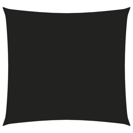 Parasole a Vela in Tela Oxford Quadrata 3x3 m Nero