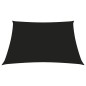Parasole a Vela in Tela Oxford Quadrata 3x3 m Nero