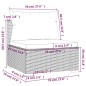 Set Divani da Giardino 11 pz con Cuscini in Polyrattan Marrone Set Divani da Giardino 11 pz con Cuscini in Polyrattan Marrone
