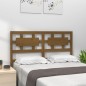 Testiera per Letto Miele 185,5x4x100 cm Legno Massello di Pino Testiera per Letto Miele 185,5x4x100 cm Legno Massello di Pino
