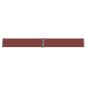 Tenda Laterale Retrattile Marrone 117x1000 cm Tenda Laterale Retrattile Marrone 117x1000 cm