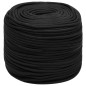 Corda Nautica Completamente Nera 8 mm 25 m in Polipropilene Corda Nautica Completamente Nera 8 mm 25 m in Polipropilene