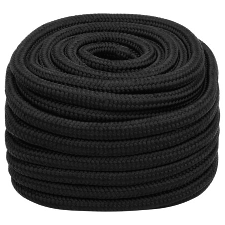 Corda Nautica Completamente Nera 20 mm 100 m in Polipropilene