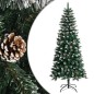 Albero di Natale Artificiale con Base Verde 150 cm PVC Albero di Natale Artificiale con Base Verde 150 cm PVC