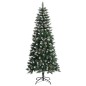 Albero di Natale Artificiale con Base Verde 150 cm PVC Albero di Natale Artificiale con Base Verde 150 cm PVC
