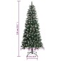 Albero di Natale Artificiale con Base Verde 150 cm PVC Albero di Natale Artificiale con Base Verde 150 cm PVC