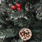 Albero di Natale Artificiale con Base Verde 180 cm PVC Albero di Natale Artificiale con Base Verde 180 cm PVC