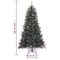 Albero di Natale Artificiale con Base Verde 180 cm PVC Albero di Natale Artificiale con Base Verde 180 cm PVC