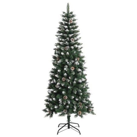 vidaXL Albero di Natale Artificiale con Base Verde 180 cm PVC