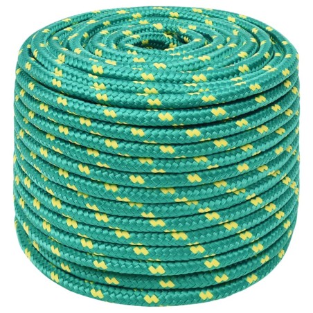 Corda Nautica Verde 12 mm 50 m in Polipropilene