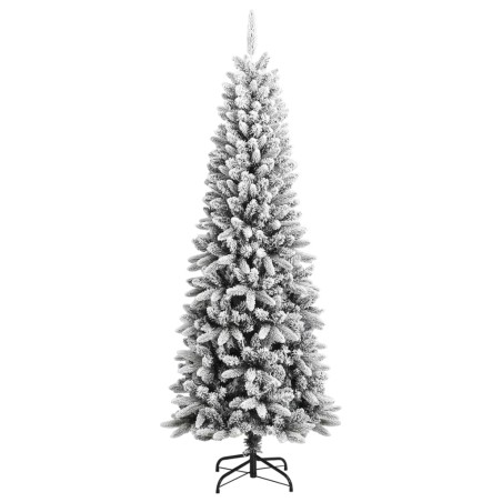 vidaXL Albero di Natale Artificiale con Neve Floccata 210 cm PVC e PE