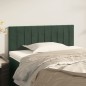 Testiera Verde scuro 90x5x78/88 cm in Velluto Testiera Verde scuro 90x5x78/88 cm in Velluto