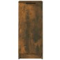 Credenze 2 pz Rovere Fumo 30x30x70 cm in Legno Multistrato Credenze 2 pz Rovere Fumo 30x30x70 cm in Legno Multistrato