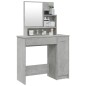 Toeletta con Specchio Grigio Cemento 86,5x35x136 cm Toeletta con Specchio Grigio Cemento 86,5x35x136 cm