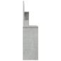 Toeletta con Specchio Grigio Cemento 86,5x35x136 cm Toeletta con Specchio Grigio Cemento 86,5x35x136 cm