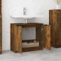 Armadietto Bagno Rovere Fumo 64,5x33,5x59 cm Legno Multistrato Armadietto Bagno Rovere Fumo 64,5x33,5x59 cm Legno Multistrato