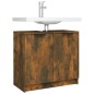 Armadietto Bagno Rovere Fumo 64,5x33,5x59 cm Legno Multistrato Armadietto Bagno Rovere Fumo 64,5x33,5x59 cm Legno Multistrato