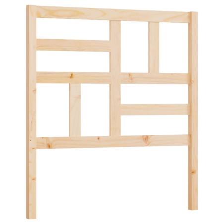 Testiera per Letto 81x4x104 cm in Legno Massello di Pino