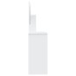 vidaXL Toeletta con Specchio Bianco 86,5x35x136 cm