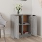 Credenze 2 pz Grigio Sonoma 30x30x70 cm in Legno Multistrato Credenze 2 pz Grigio Sonoma 30x30x70 cm in Legno Multistrato