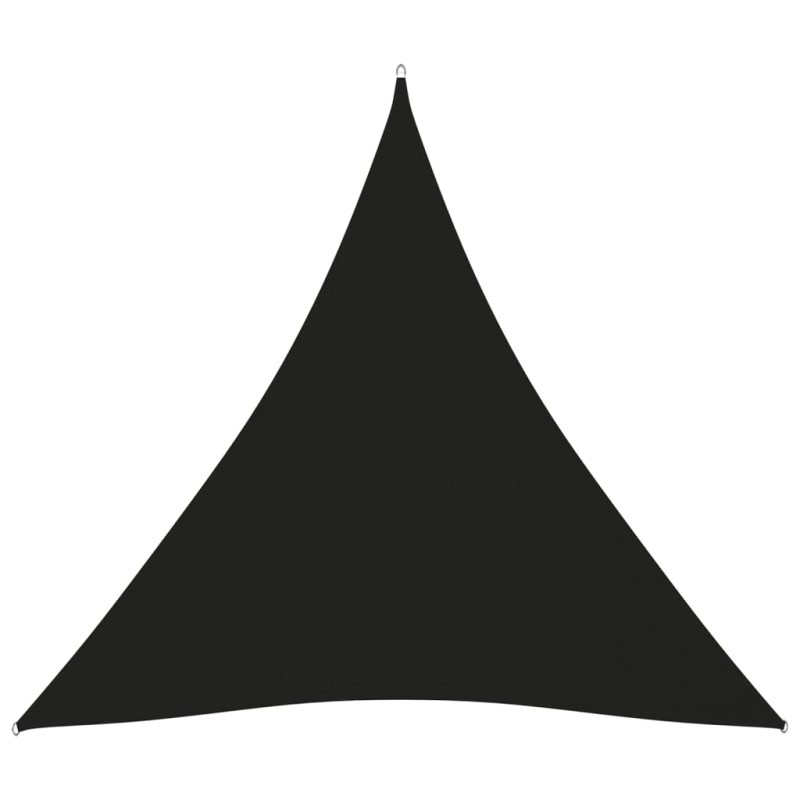 Parasole a Vela Oxford Triangolare 4x4x4 m Nero Parasole a Vela Oxford Triangolare 4x4x4 m Nero