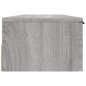 Armadietto a Muro Grigio Sonoma 102x30x20 cm Legno Multistrato Armadietto a Muro Grigio Sonoma 102x30x20 cm Legno Multistrato