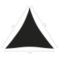 Parasole a Vela Oxford Triangolare 4x4x4 m Nero Parasole a Vela Oxford Triangolare 4x4x4 m Nero