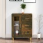 Credenza Rovere Fumo 69,5x34x90 cm in Legno Multistrato Credenza Rovere Fumo 69,5x34x90 cm in Legno Multistrato