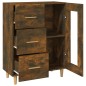 Credenza Rovere Fumo 69,5x34x90 cm in Legno Multistrato Credenza Rovere Fumo 69,5x34x90 cm in Legno Multistrato