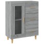 Credenza Grigio Sonoma 69,5x34x90 cm in Legno Multistrato Credenza Grigio Sonoma 69,5x34x90 cm in Legno Multistrato