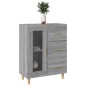 Credenza Grigio Sonoma 69,5x34x90 cm in Legno Multistrato Credenza Grigio Sonoma 69,5x34x90 cm in Legno Multistrato