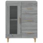Credenza Grigio Sonoma 69,5x34x90 cm in Legno Multistrato Credenza Grigio Sonoma 69,5x34x90 cm in Legno Multistrato