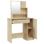 Toeletta con Specchio Rovere Sonoma 86,5x35x136 cm Toeletta con Specchio Rovere Sonoma 86,5x35x136 cm