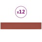 Pannelli Murali 12 pz Rosso Vino 90x15 cm in Similpelle 1,62 m² Pannelli Murali 12 pz Rosso Vino 90x15 cm in Similpelle 1,62 m²