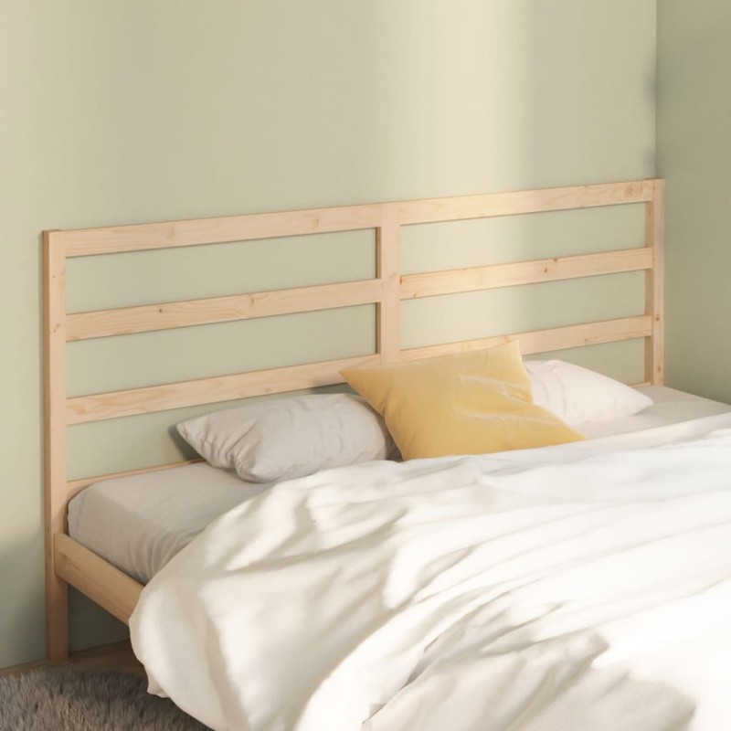 Testiera per Letto 186x4x100 cm in Legno Massello di Pino Testiera per Letto 186x4x100 cm in Legno Massello di Pino