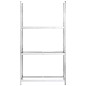Portapneumatici a 3 Livelli Argento 110x40x200 cm in Acciaio Portapneumatici a 3 Livelli Argento 110x40x200 cm in Acciaio