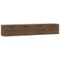 Mobili Parete 2 pz Rovere Marrone 100x36,5x35 cm in Multistrato Mobili Parete 2 pz Rovere Marrone 100x36,5x35 cm in Multistrato