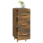 Credenza Rovere Fumo 34,5x34x90 cm in Legno Multistrato Credenza Rovere Fumo 34,5x34x90 cm in Legno Multistrato