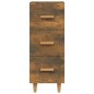 Credenza Rovere Fumo 34,5x34x90 cm in Legno Multistrato Credenza Rovere Fumo 34,5x34x90 cm in Legno Multistrato