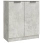 Credenze 3 pz Grigio Cemento in Legno Multistrato Credenze 3 pz Grigio Cemento in Legno Multistrato