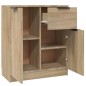 Credenze 2 pz Rovere Sonoma 60x30x70 cm in Legno Multistrato Credenze 2 pz Rovere Sonoma 60x30x70 cm in Legno Multistrato