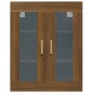 Armadietto Pensile a Parete Rovere Marrone 69,5x34x90 cm Armadietto Pensile a Parete Rovere Marrone 69,5x34x90 cm
