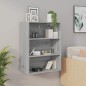 Armadietto Pensile a Parete Grigio Sonoma 69,5x32,5x90 cm Armadietto Pensile a Parete Grigio Sonoma 69,5x32,5x90 cm