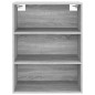 Armadietto Pensile a Parete Grigio Sonoma 69,5x32,5x90 cm Armadietto Pensile a Parete Grigio Sonoma 69,5x32,5x90 cm
