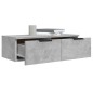 Mobili Pensili 2 pz Grigio Cemento 68x30x20cm Legno Multistrato Mobili Pensili 2 pz Grigio Cemento 68x30x20cm Legno Multistrato