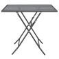 vidaXL Set da Pranzo per Giardino 5pz Rete Metallica Espansa Antracite vidaXL Set da Pranzo per Giardino 5pz Rete Metallica Espansa Antracite