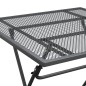 vidaXL Set da Pranzo per Giardino 5pz Rete Metallica Espansa Antracite vidaXL Set da Pranzo per Giardino 5pz Rete Metallica Espansa Antracite