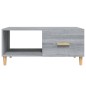 Tavolino Salotto Grigio Sonoma 89,5x50x40 cm Legno Multistrato Tavolino Salotto Grigio Sonoma 89,5x50x40 cm Legno Multistrato